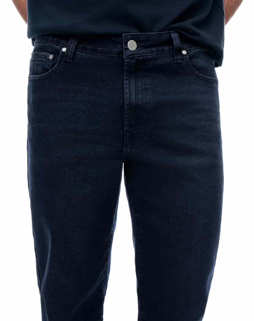Jean slim tiro medio indigo oscuro hombre - miniatura 4