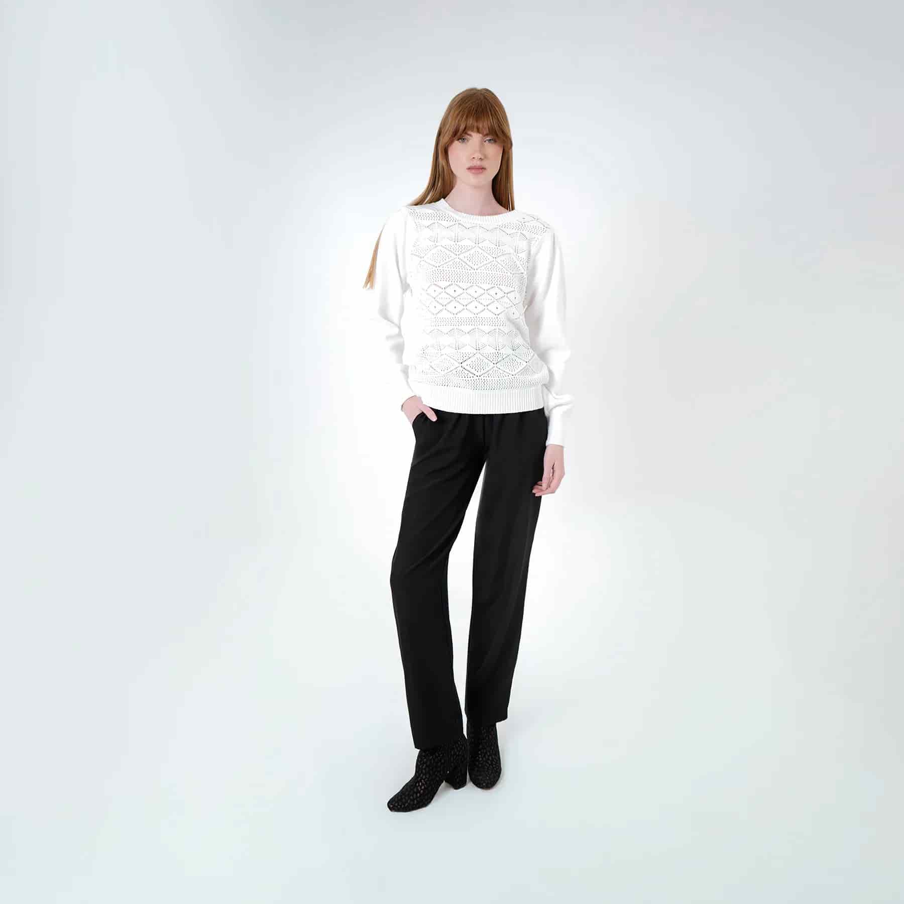 Sweater Cuello Camisero Manga Larga - miniatura 5