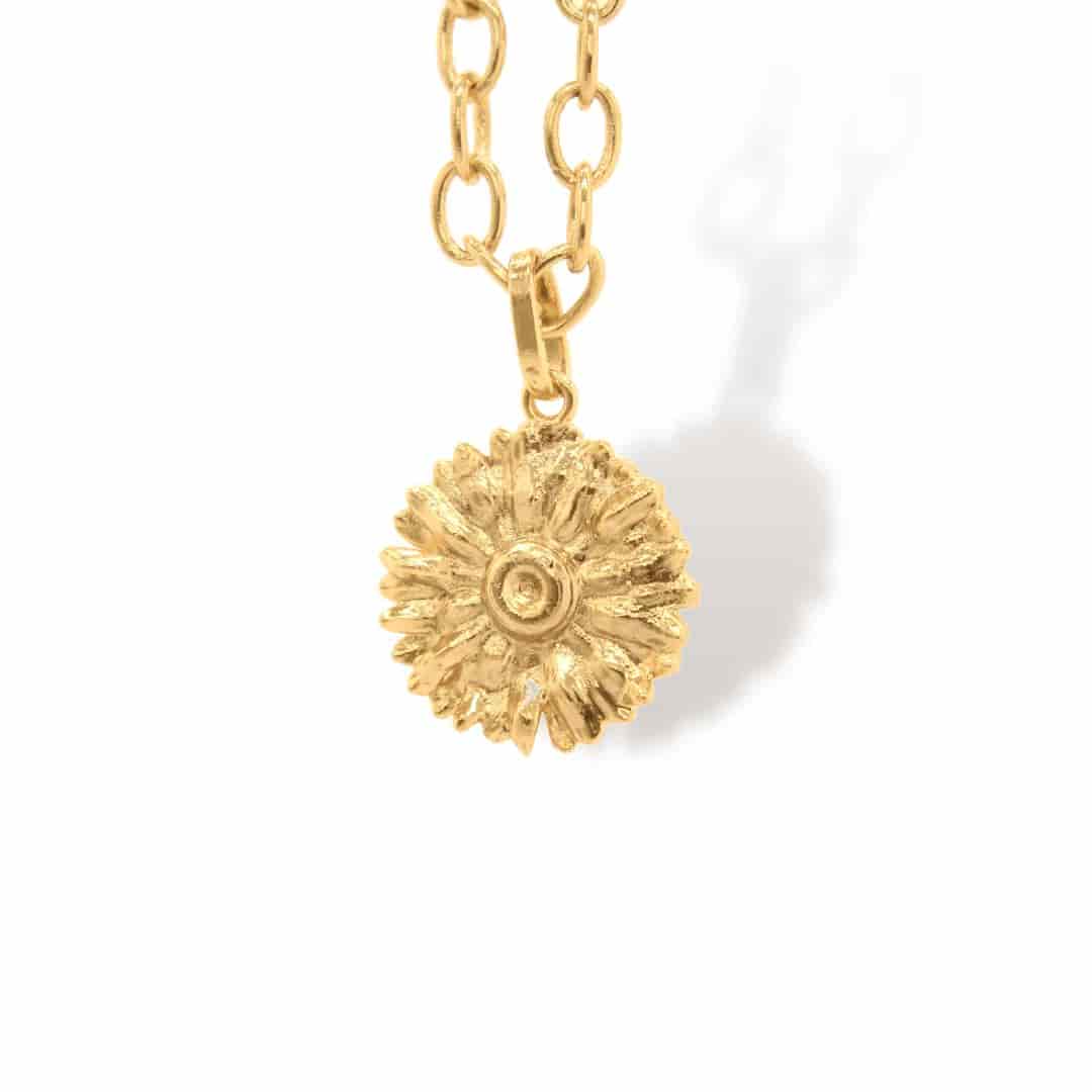 Cadena con flor de margarita mediana - miniatura 1