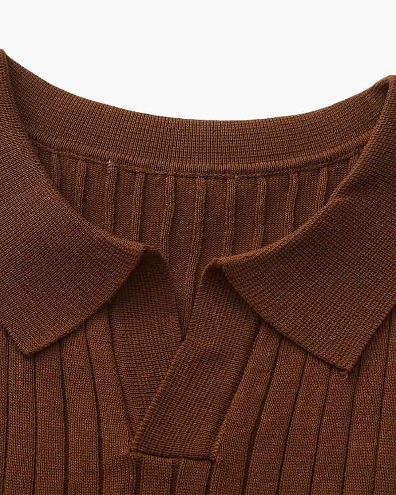 Premium Ribbed Polo - miniatura 14