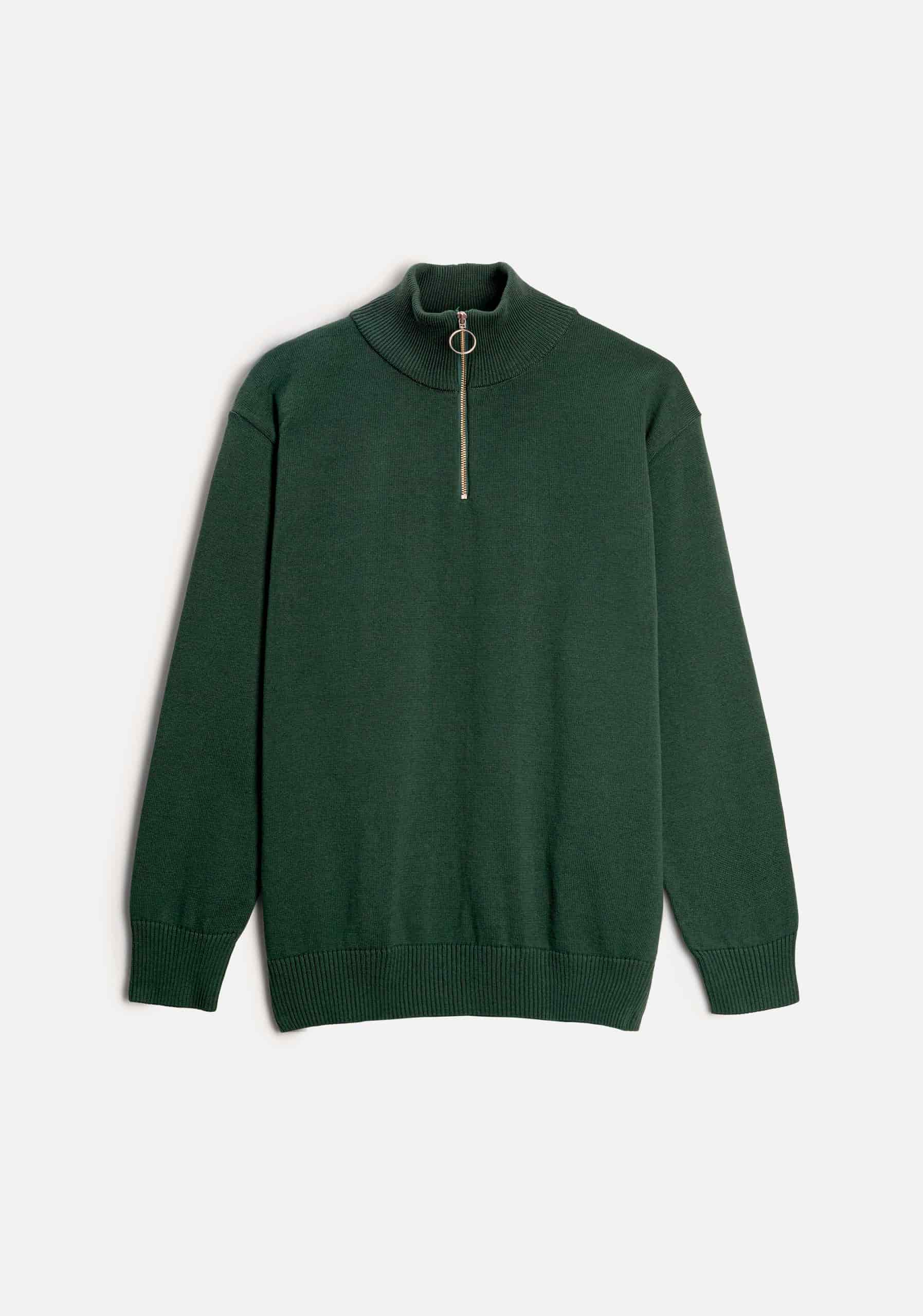 Saco H Prescolt Half Zip Verde Bot - miniatura 1