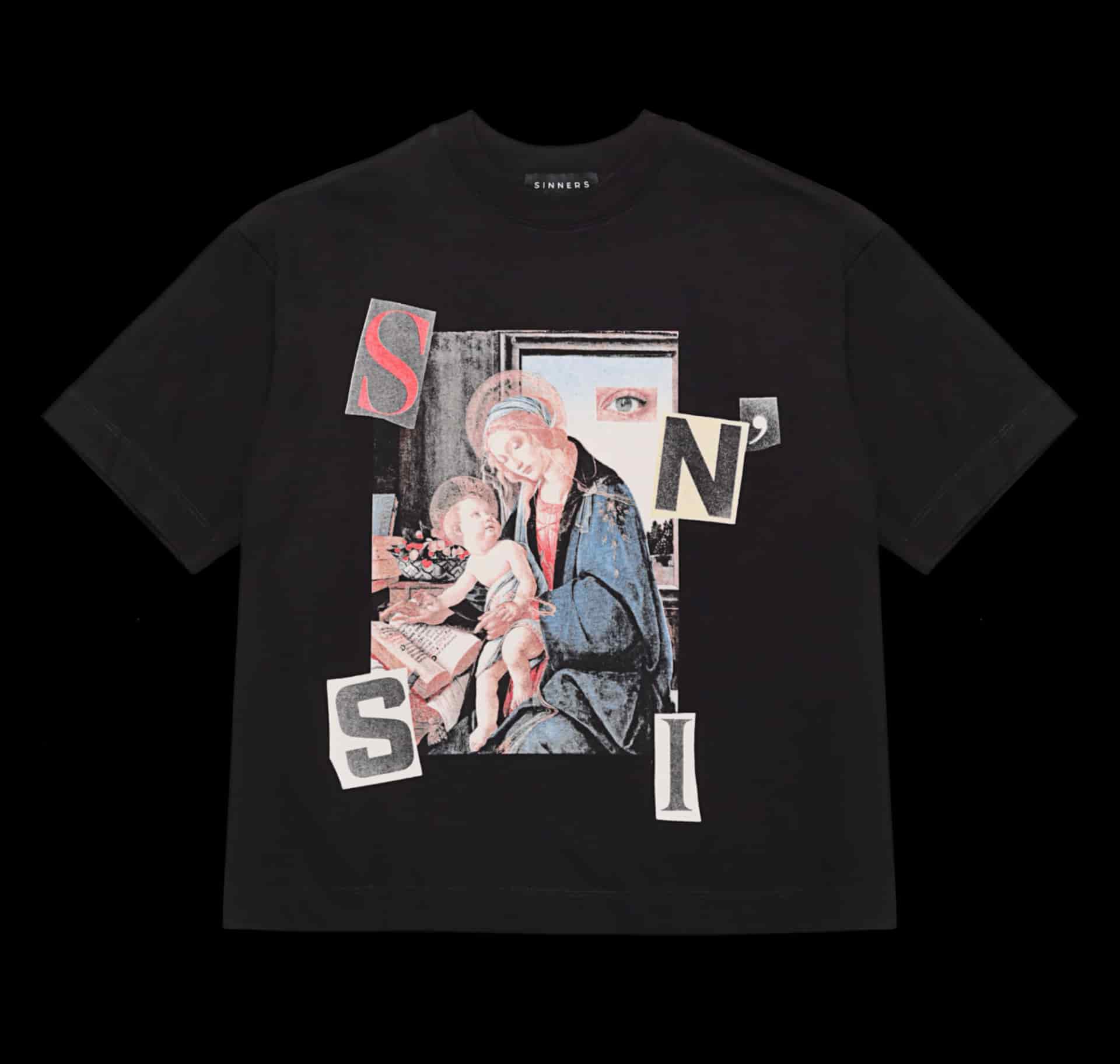SURREALISM BLACK T-SHIRT - miniatura 1