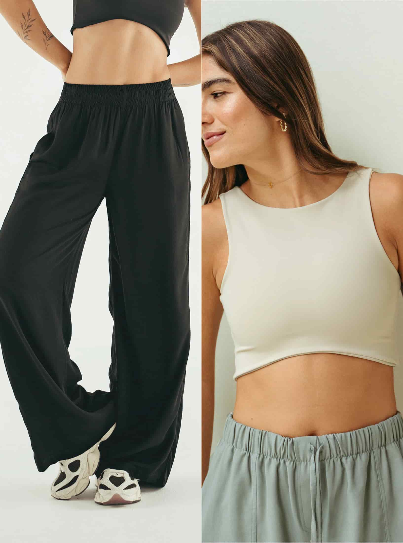 Pack Palazzo Black + Crop Top Soft - miniatura 3