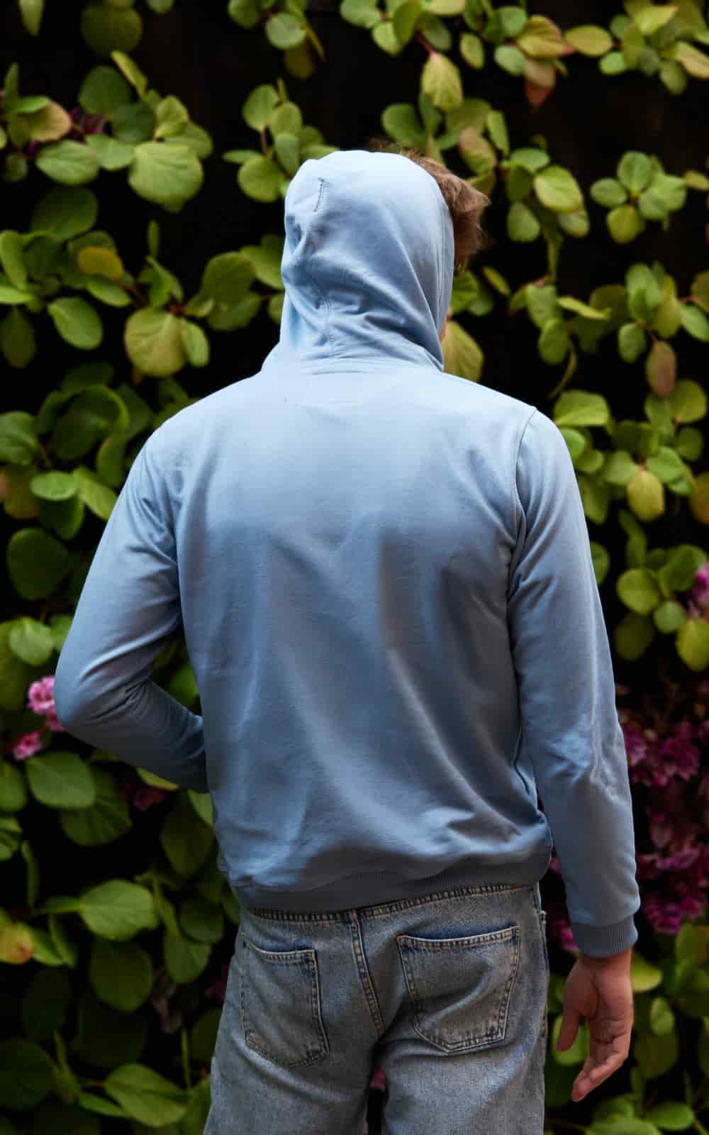 HOODIE DOMENICA AZUL CIELO - UNISEX - miniatura 2