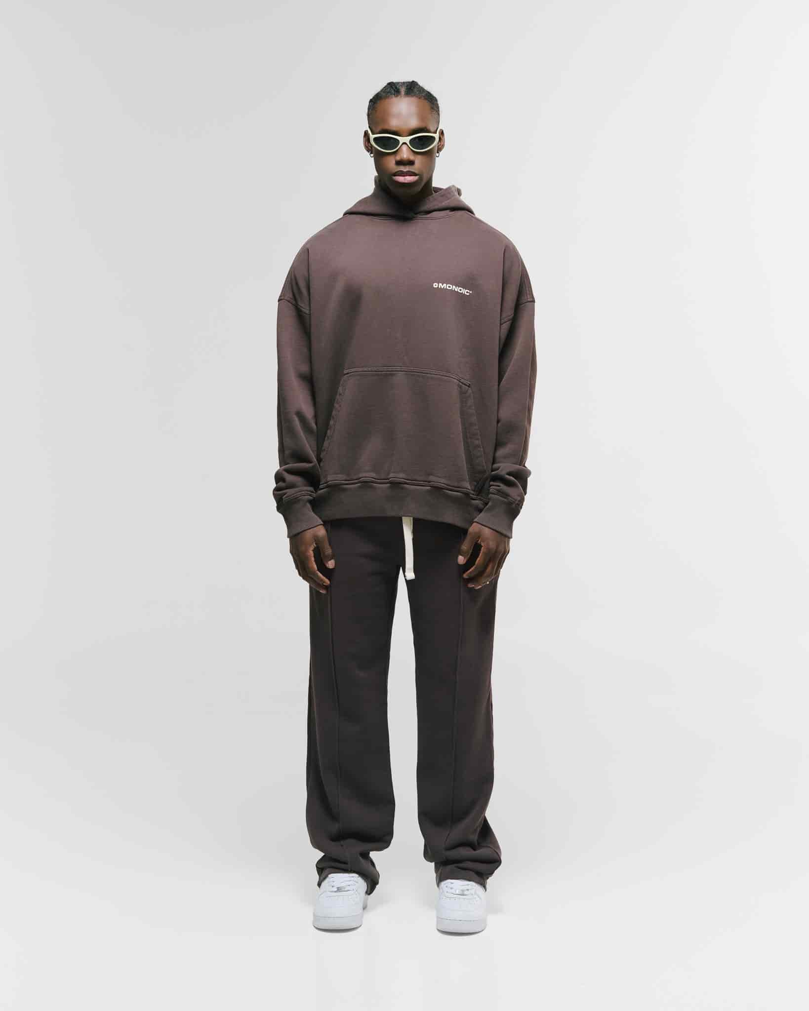 Hoodie Oversized Básico V4 - Café Chocolate - miniatura 6