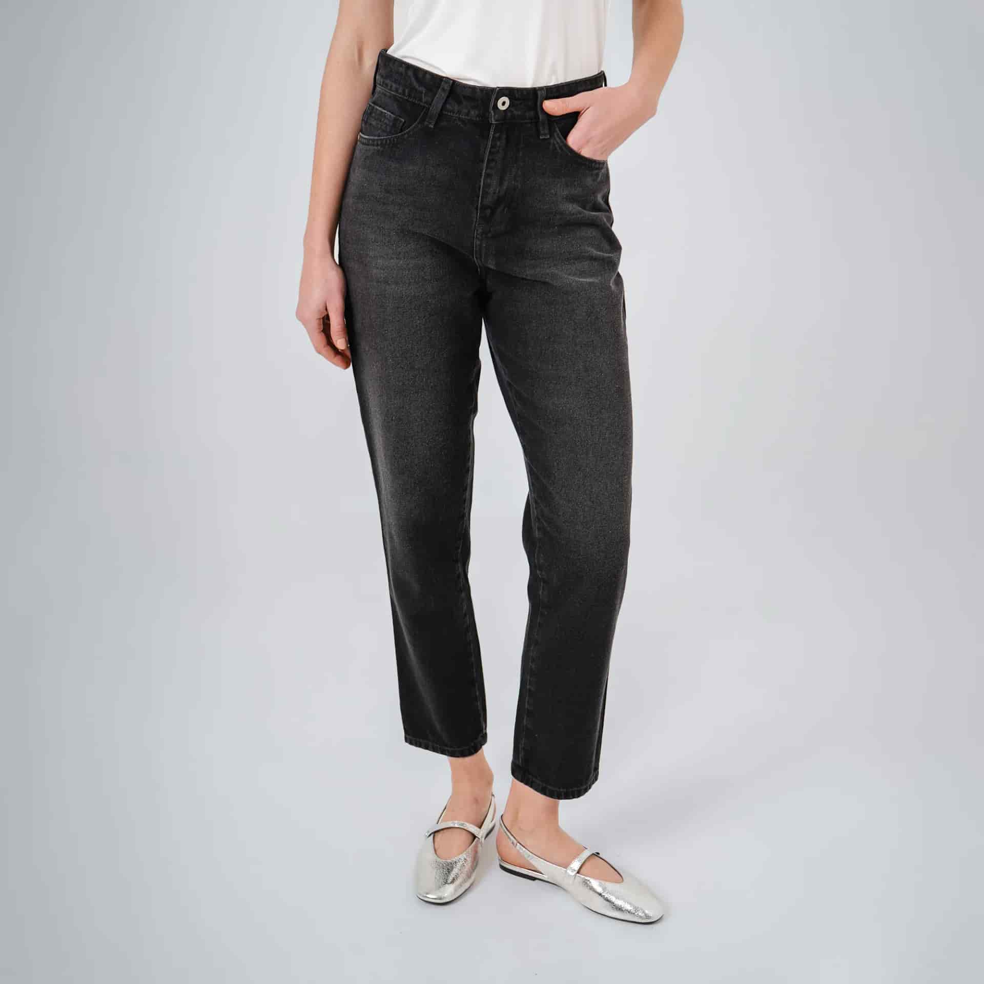 Jean Tiro Alto Bota Skinny Crop - miniatura 4