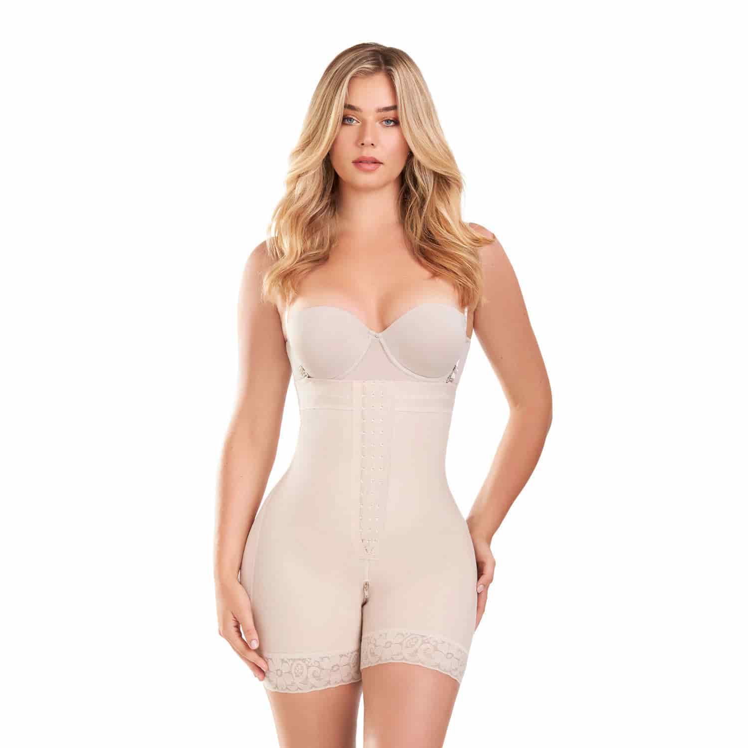 Faja Colombiana Strapless BrocheTipo Short Power Secret Mujer - miniatura 13