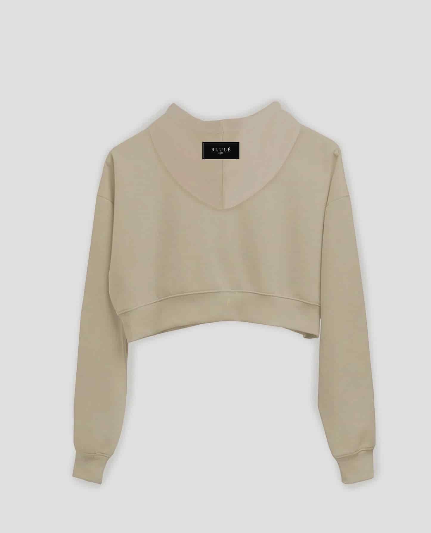 Cropped Hoodie Nude - miniatura 2