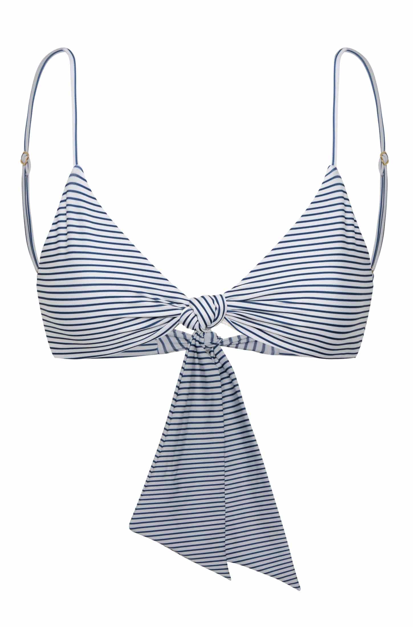 Pacifico Top / Navy Stripes - Ivory - miniatura 1