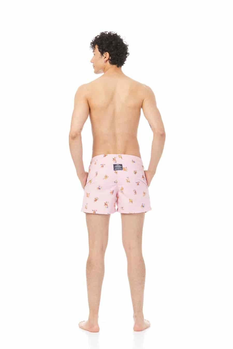 Men's separate lorenzo swim trunk pink - miniatura 2
