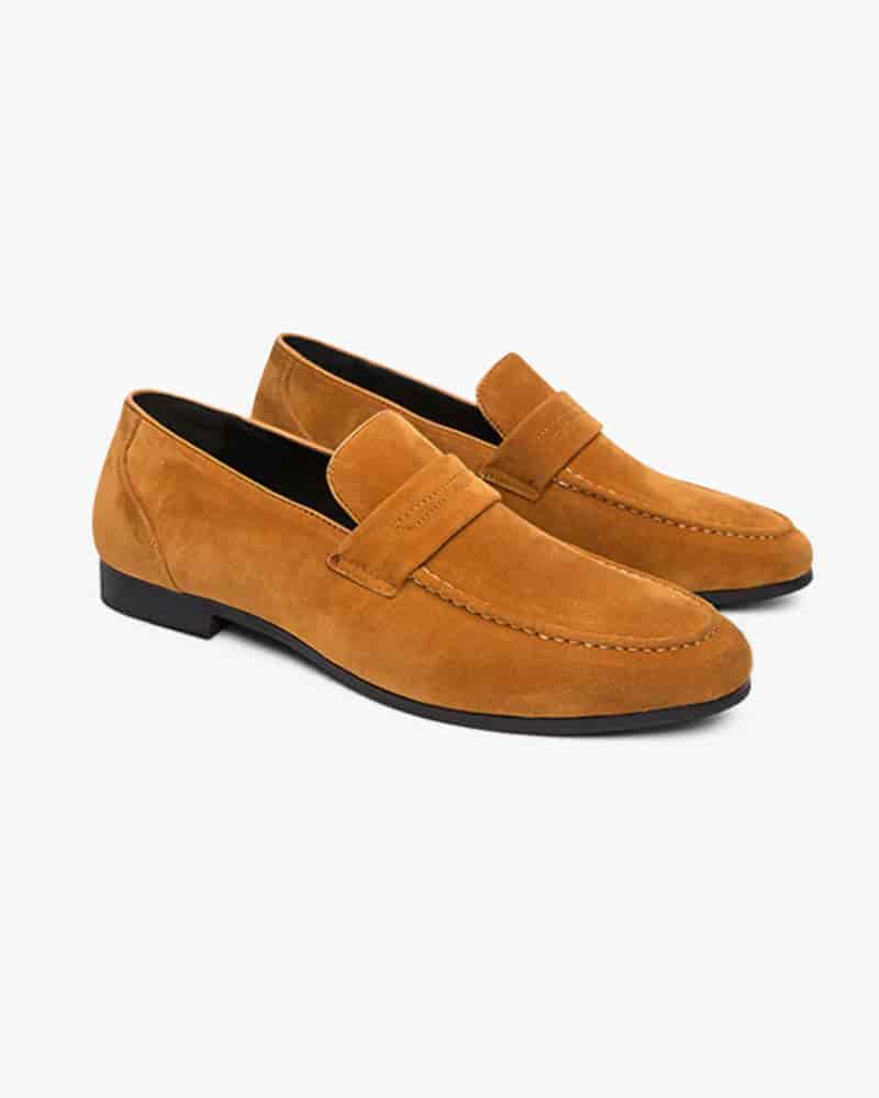 Old Money Suede Penny Loafers - miniatura 3
