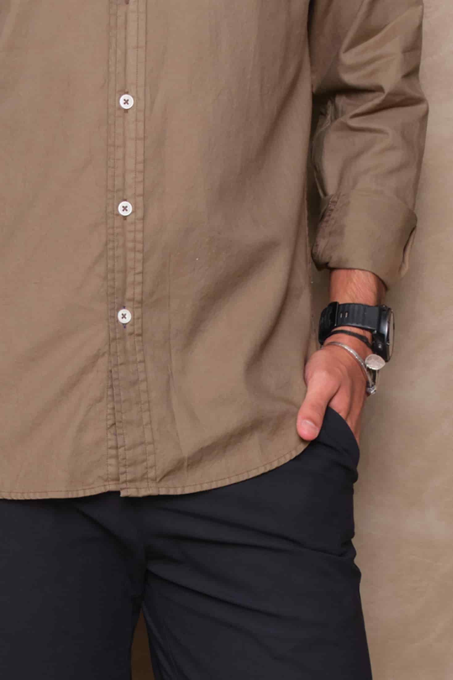 CAMISA OXFORD MOCHA - miniatura 4
