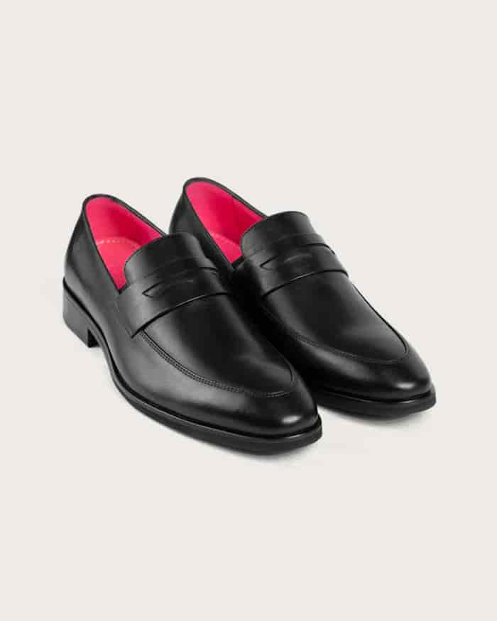 Mocasín Alessandro Negro Suela Clasica Sale - miniatura 2