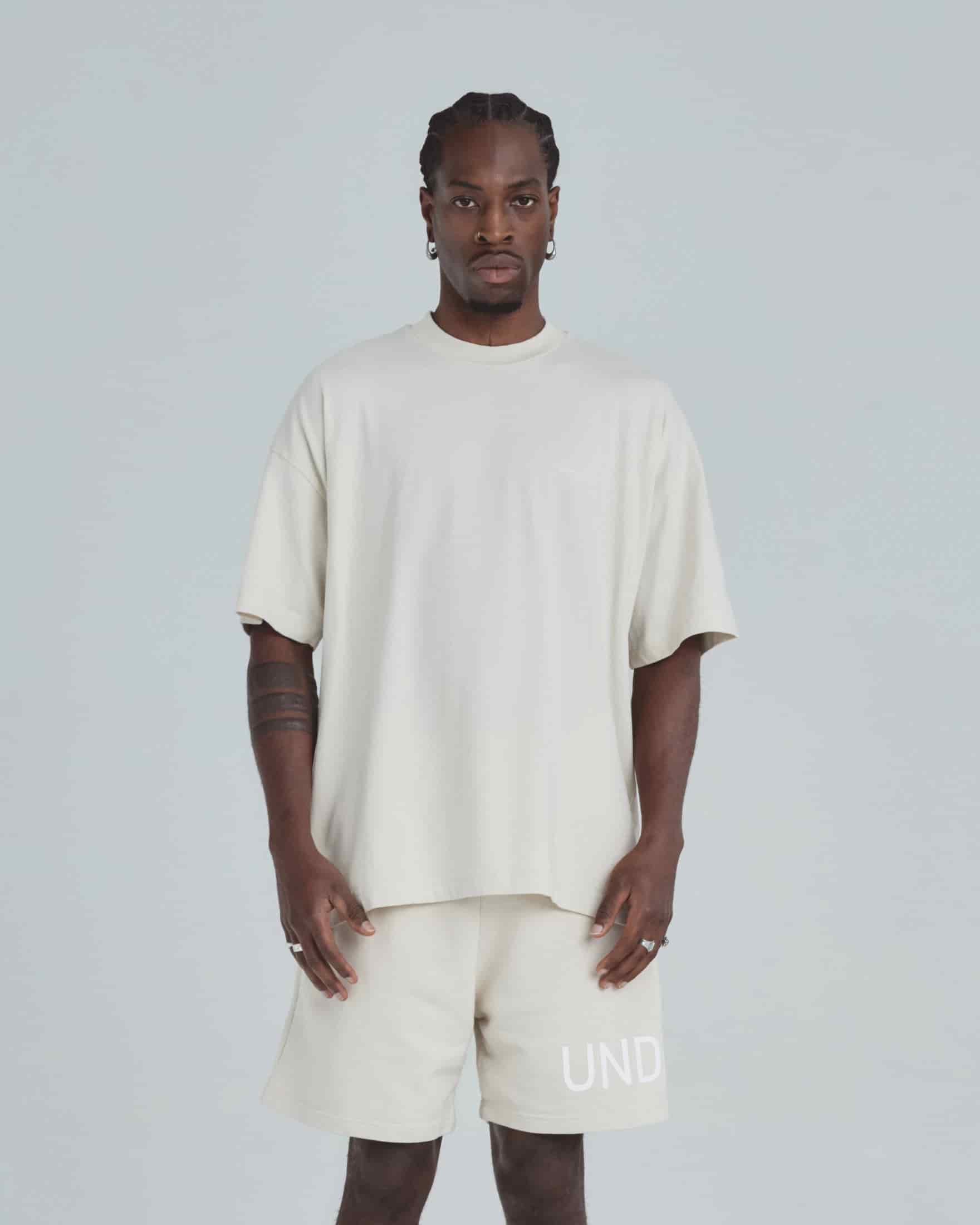Line Basic Tshirt Cream - miniatura 2