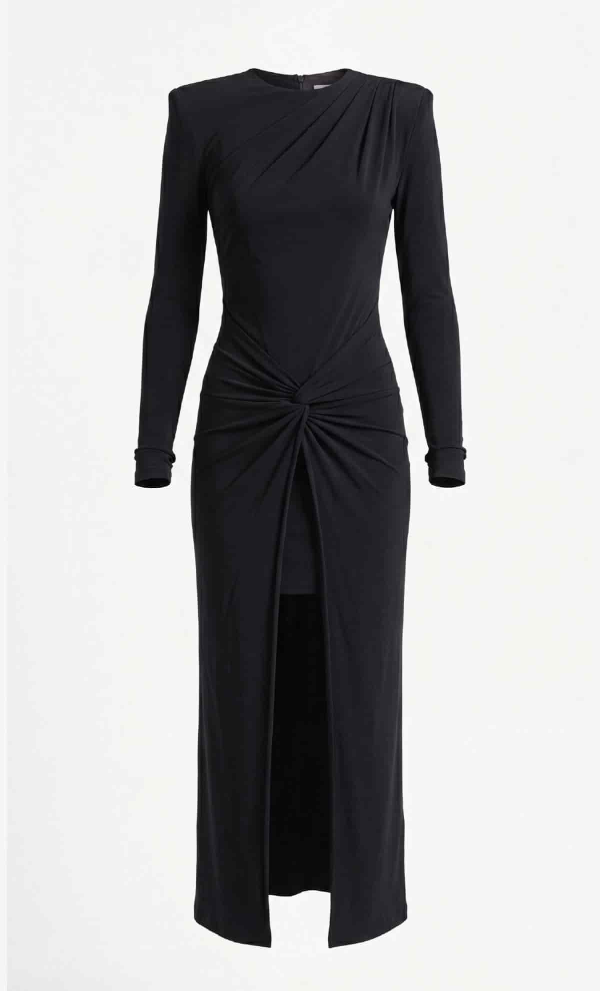 Vestido largo Marcin Black - miniatura 3