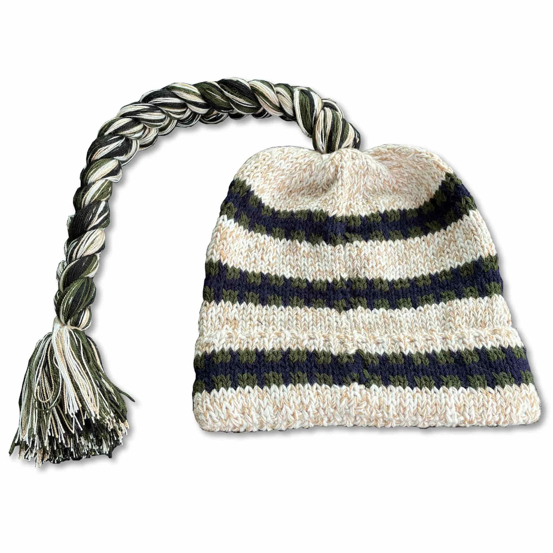 Gorro Trenzado Verde - miniatura 2