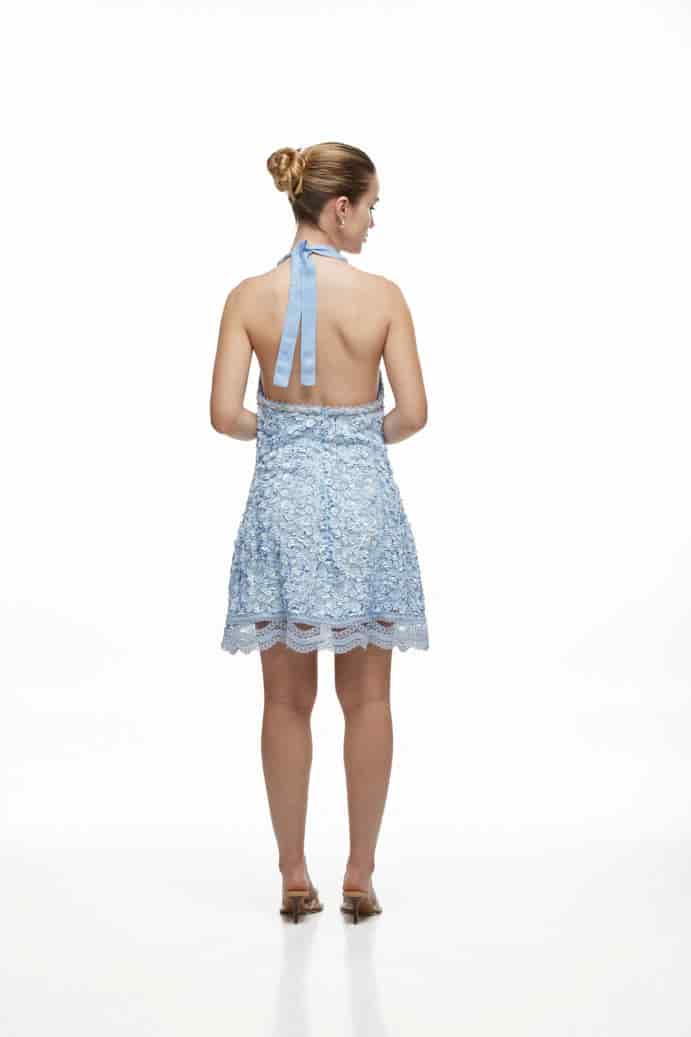 MEDIANOCHE MINI DRESS BLUE - miniatura 4