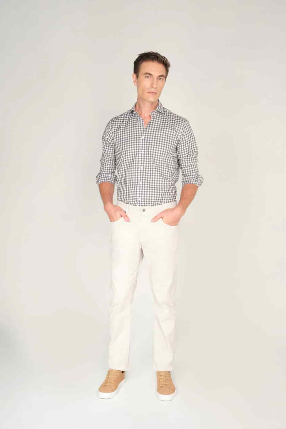 Camisa Classic Algodón Grey Cuadros - miniatura 2