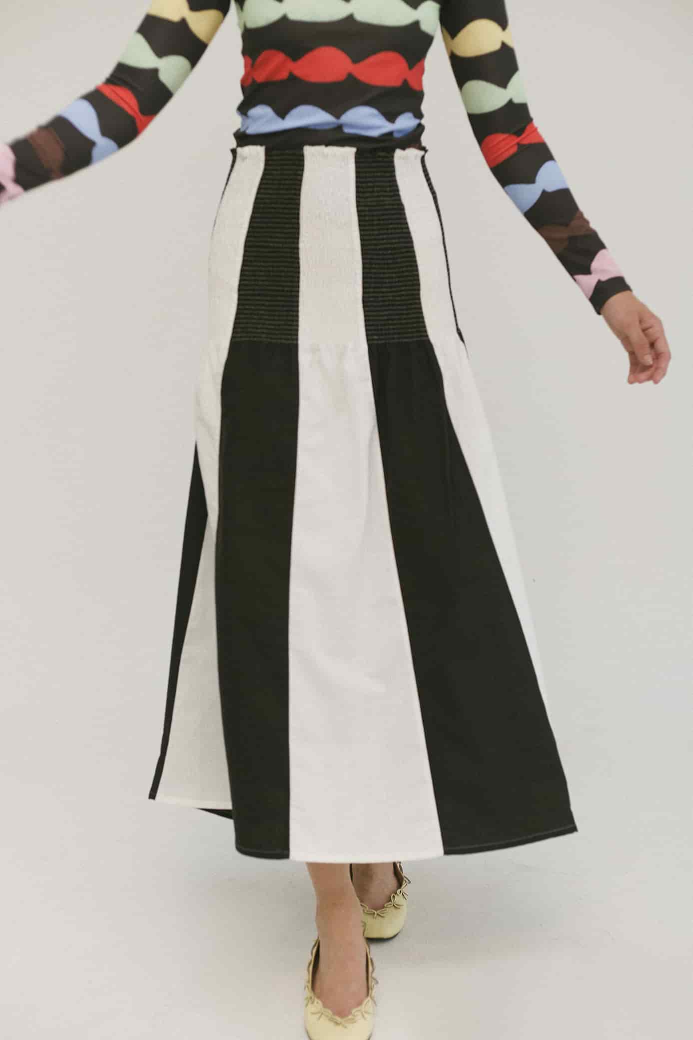 Falda Shirred Glaseado Bicolor - miniatura 9