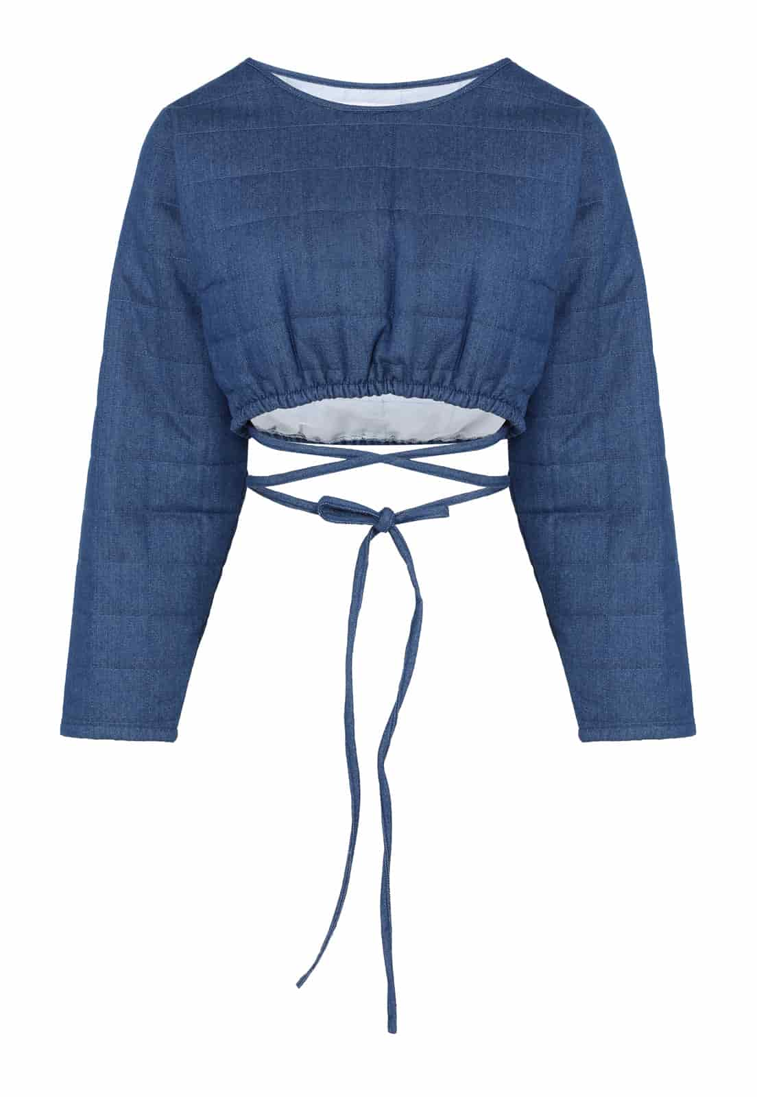 Claude Puffy Shirt Blue - miniatura 1