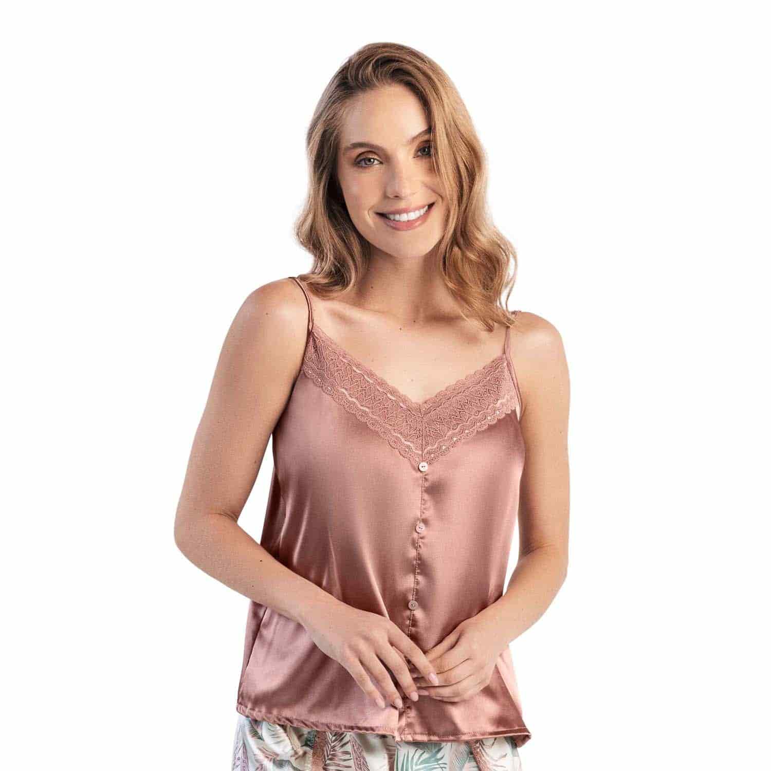 CAMISA DE PIJAMA CON TIRAS GRADUABLES - miniatura 2