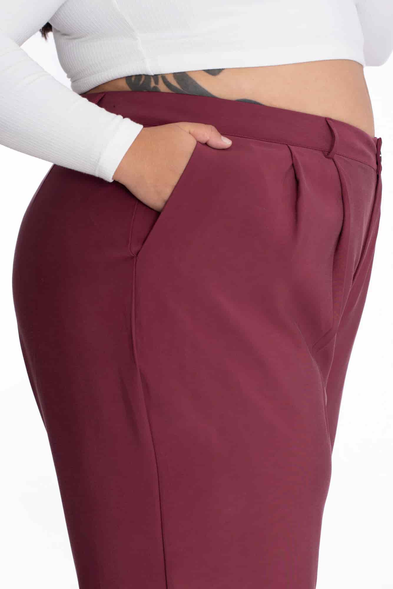 Pantalón Larisa Vino Tinto - miniatura 11
