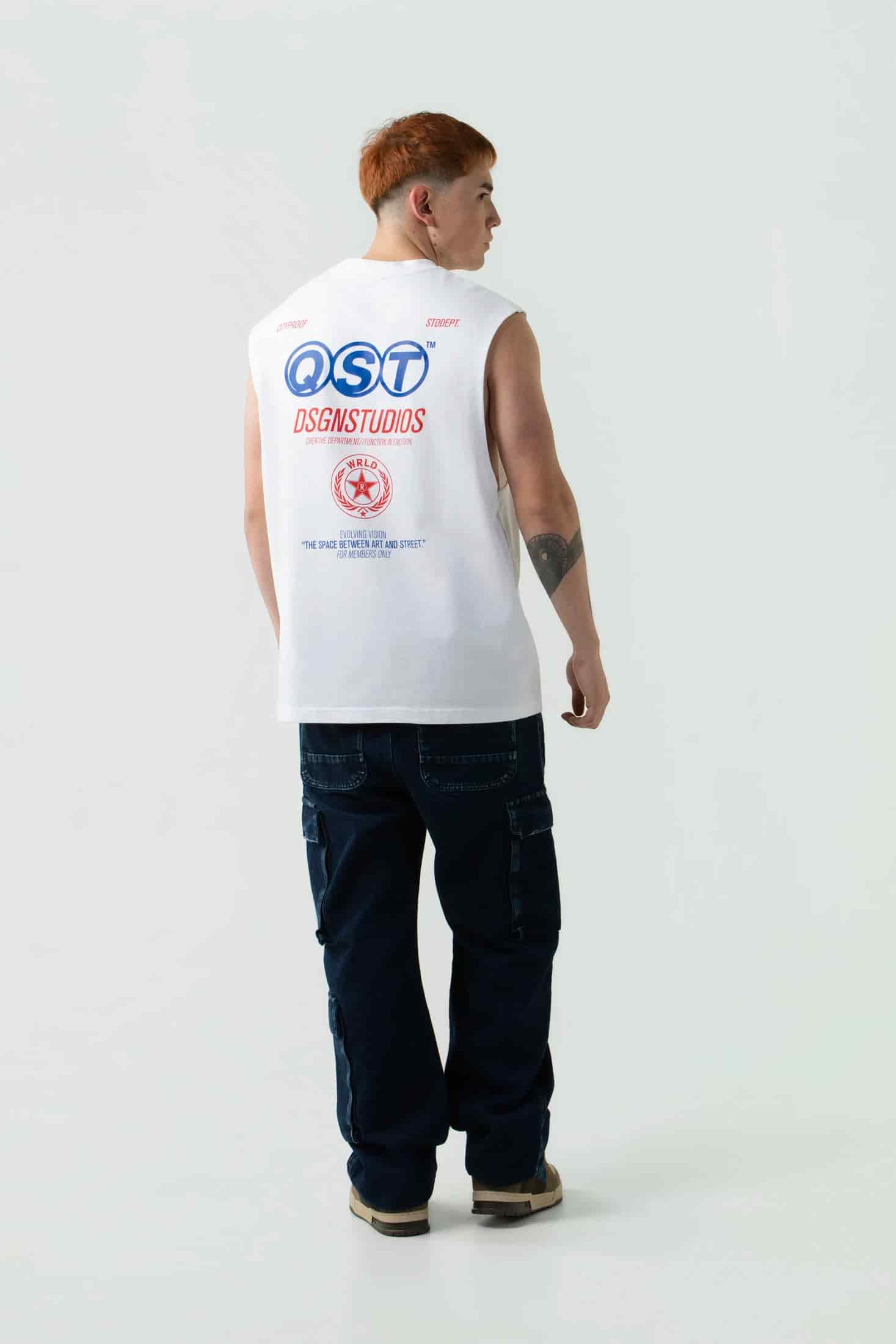CAMISETA MANGA SISA COLOR BLANCO - miniatura 5
