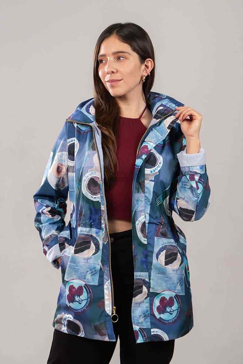 Parka Trench Tinto De Medianoche - miniatura 1