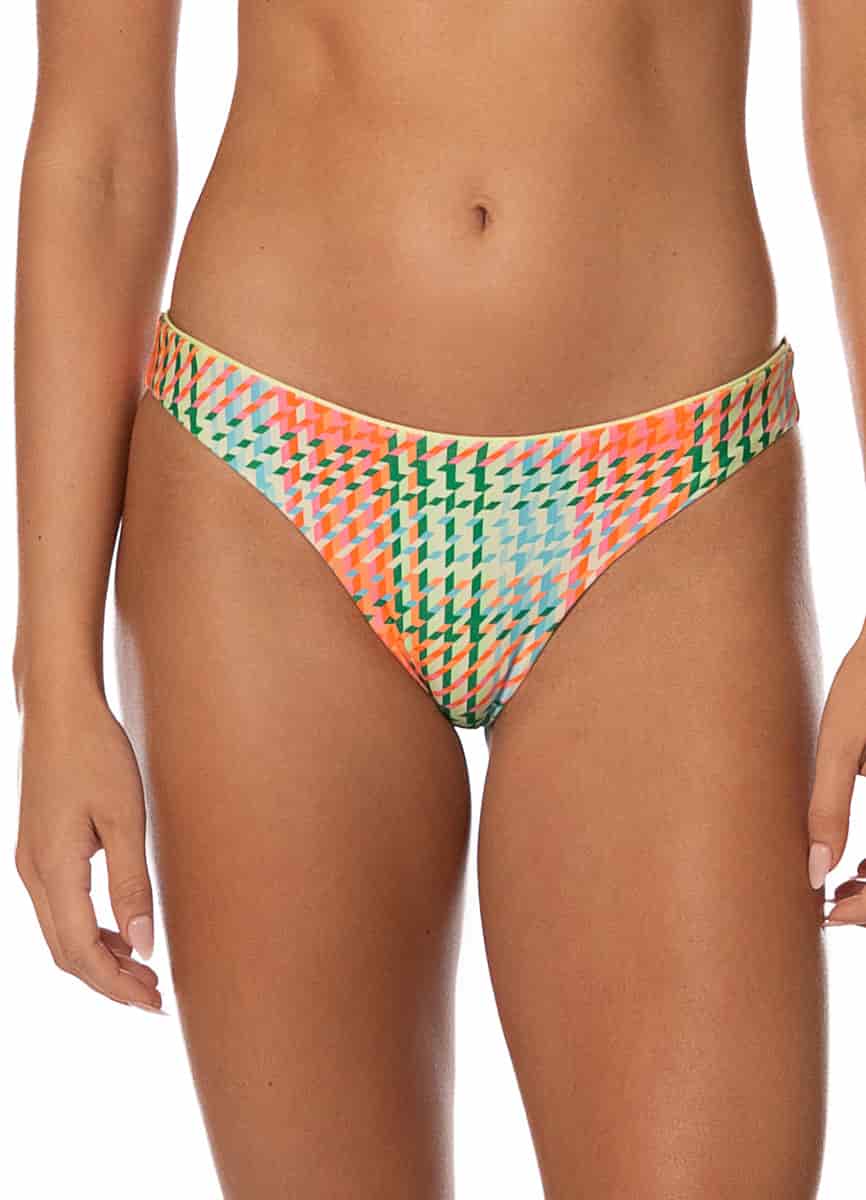 Maaji Dreamy Grid Iconic Low Rise Thin Side Bikini Bottom - miniatura 2