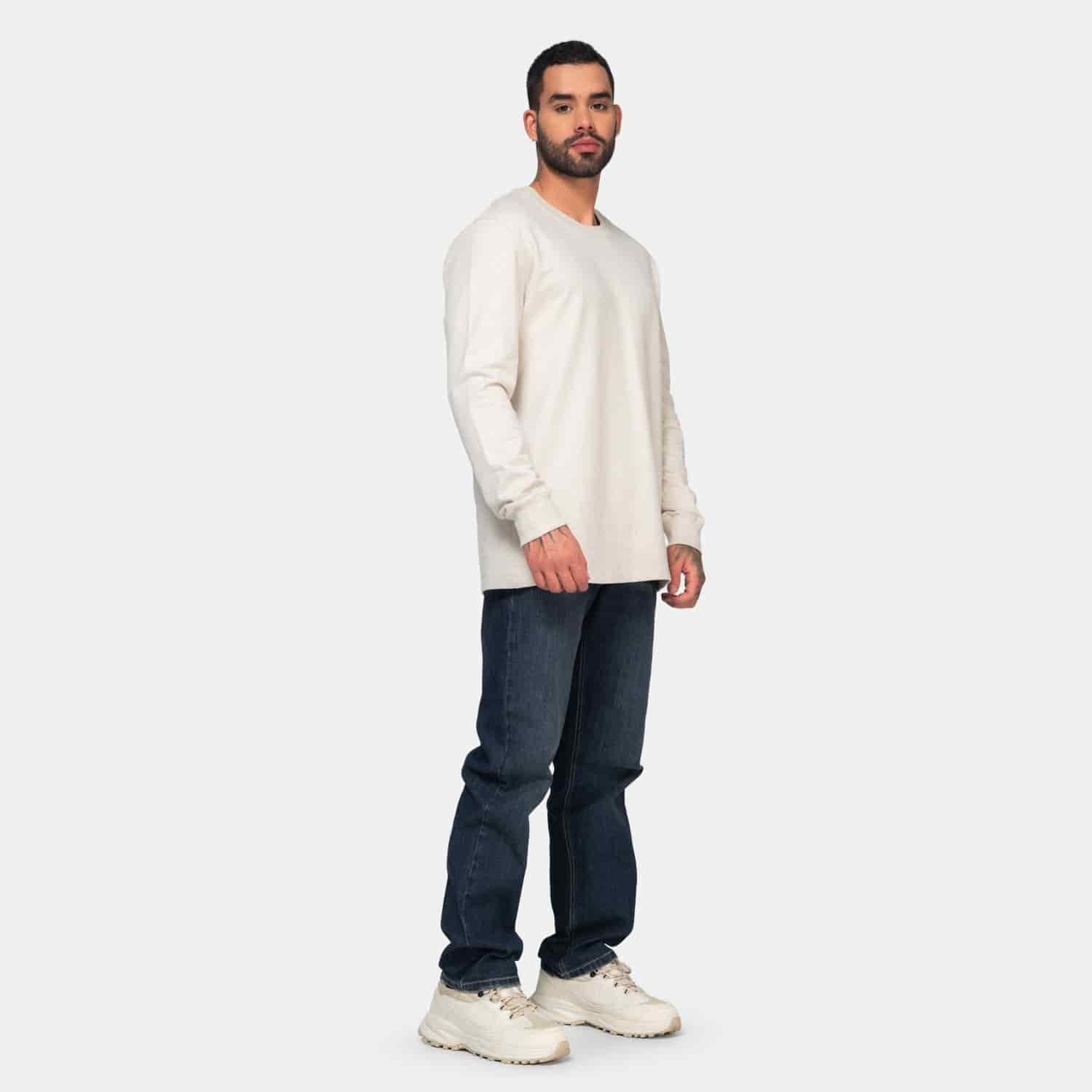Long Sleeve Essential Beige - miniatura 2