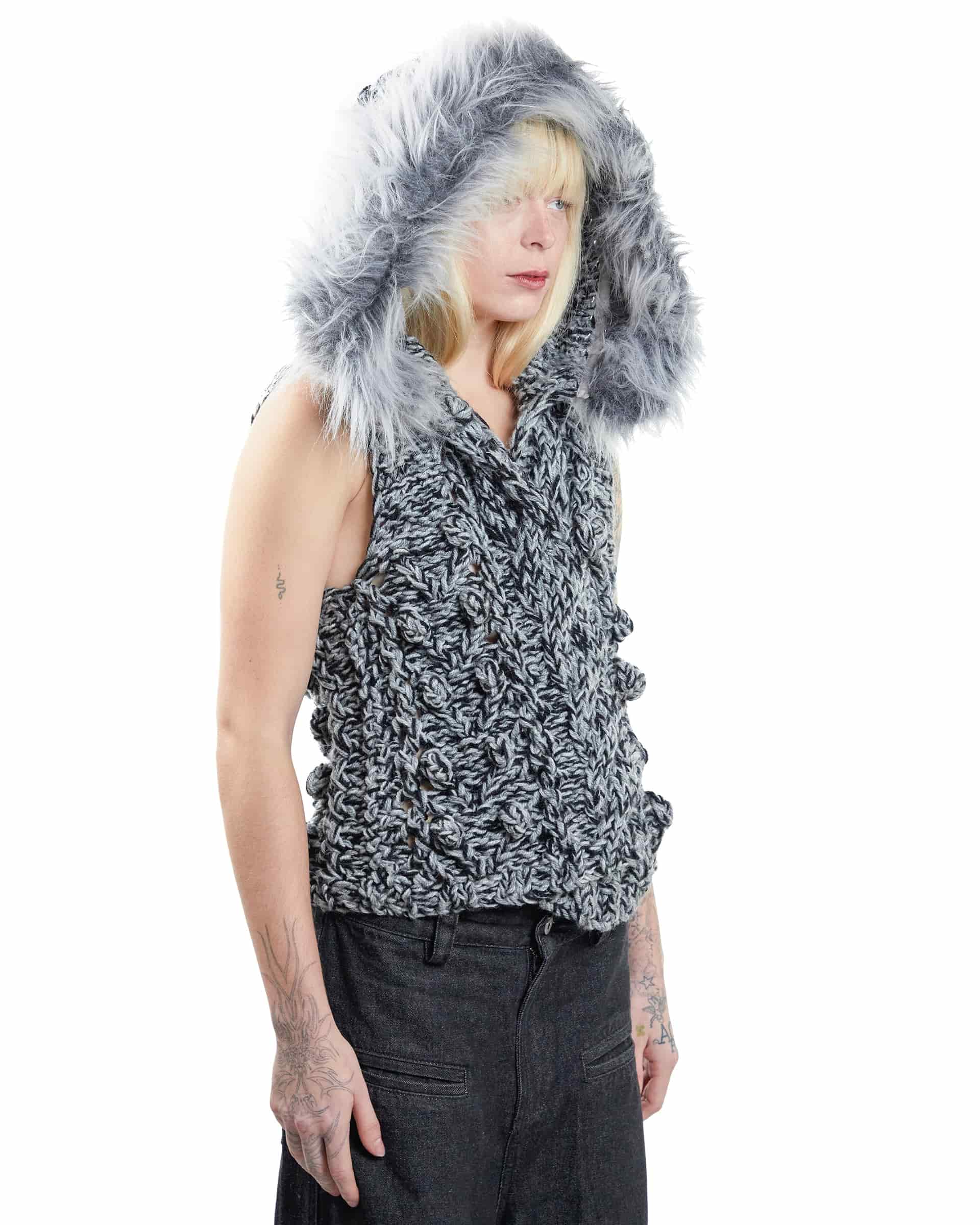 Velvet Knit Vest - miniatura 4