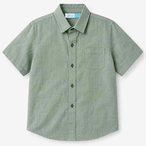 CAMISA MC LINO LISA NINO - miniatura 1