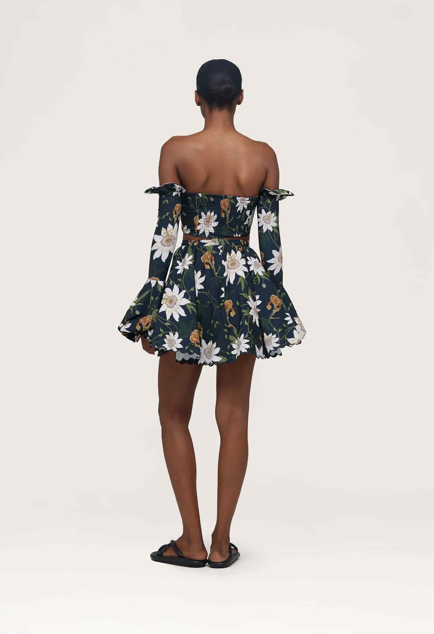 Leonora Pasiflora Mini Skirt - miniatura 2