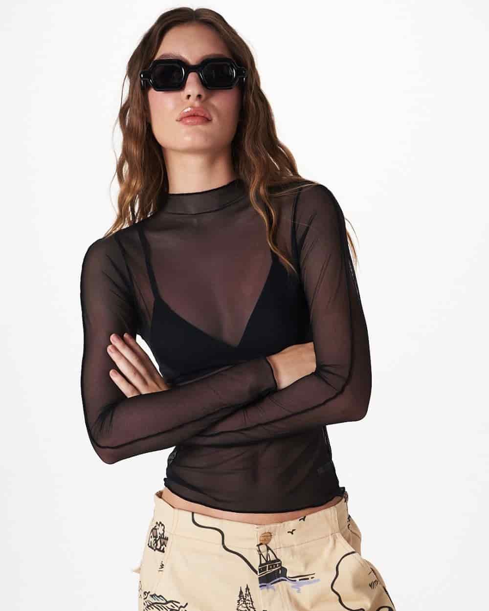 BLACK TRIM TOP - miniatura 6