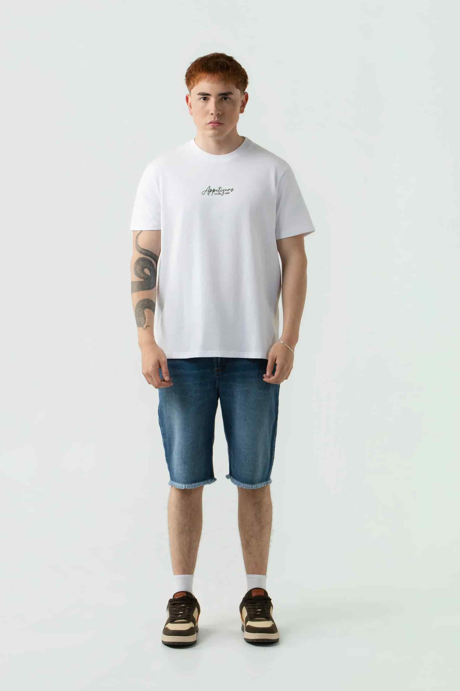 CAMISETA ESPECIAL ESTAMPADO LOCALIZADO COLOR BLANCO BLANCO - miniatura 4