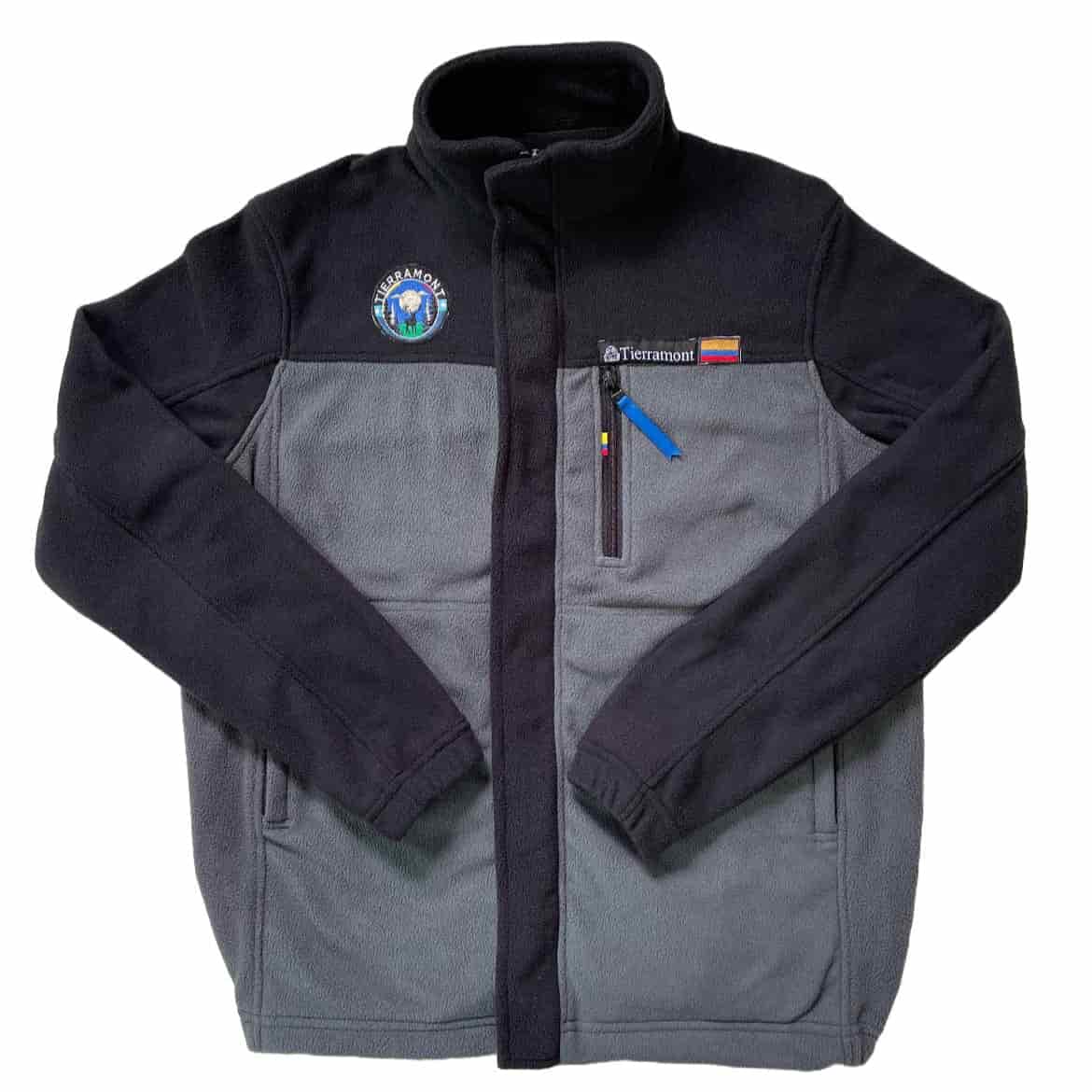 Buzo Térmico Bicolor Gris- Negro Dama - miniatura 2
