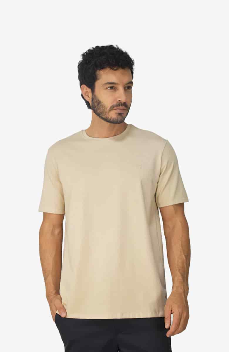 Camiseta básica Caqui para Hombre - miniatura 1