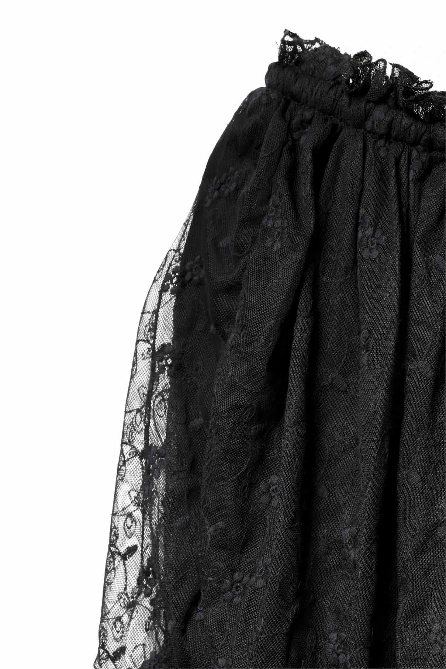 AMOR LACE SKIRT BLACK - miniatura 4
