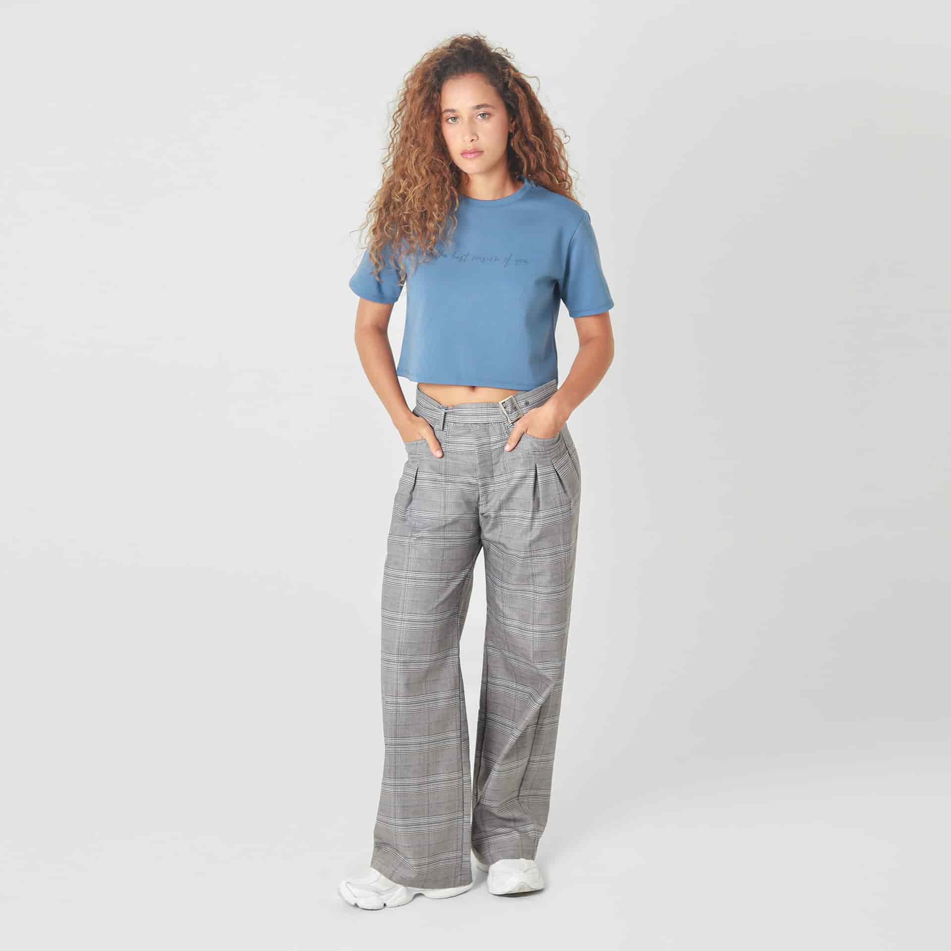 Pantalon Tiro Alto Bota Recta - miniatura 1