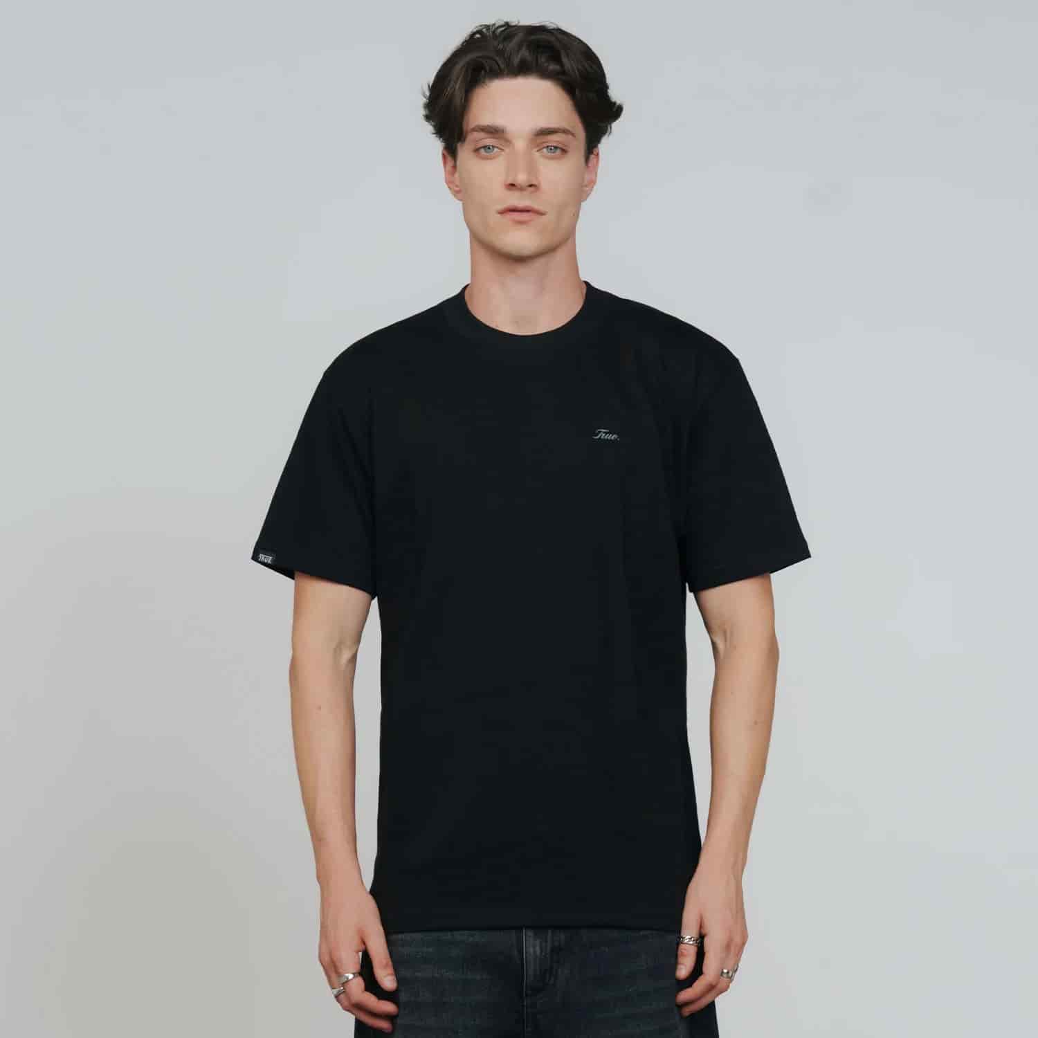 Signature T-Shirt - Black - miniatura 6