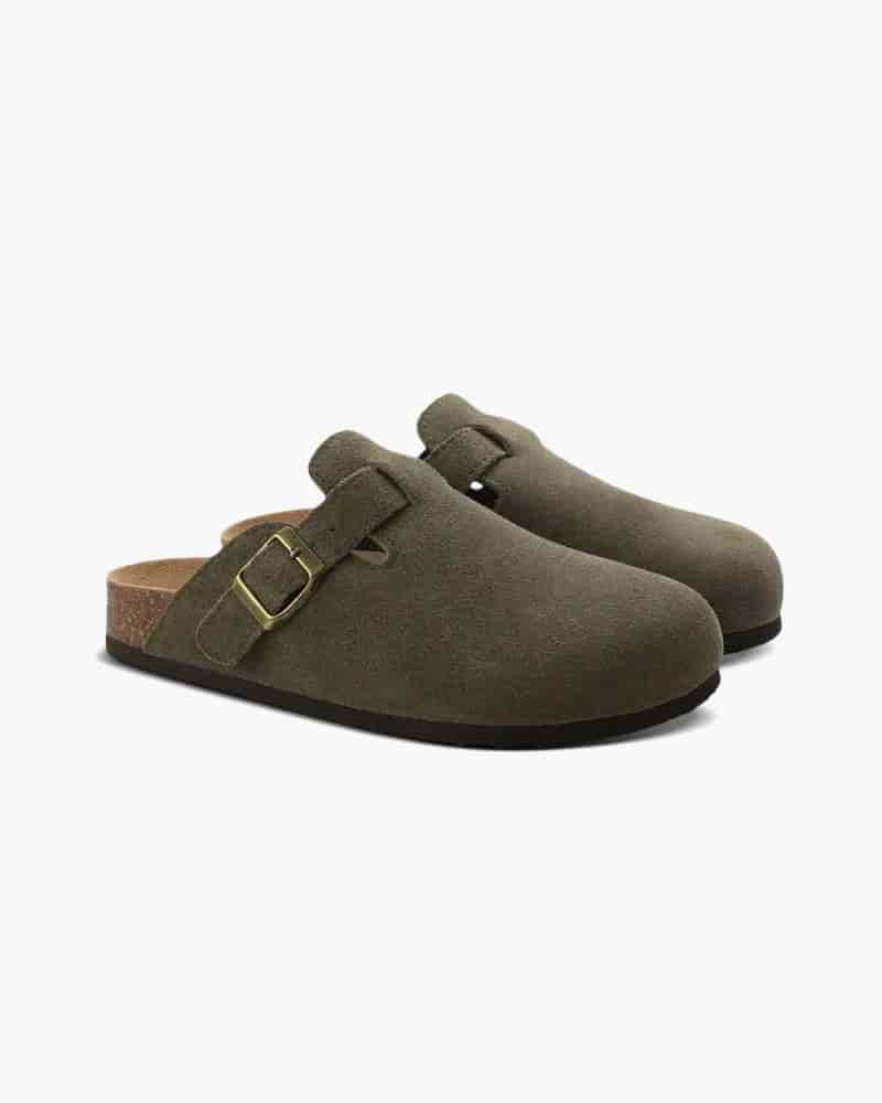 Old Money Suede Clogs - miniatura 4
