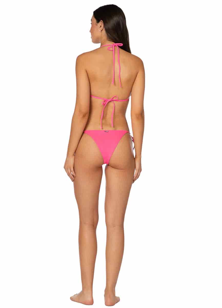 Maaji Radiant Pink Balmy Sliding Triangle Bikini Top - miniatura 7
