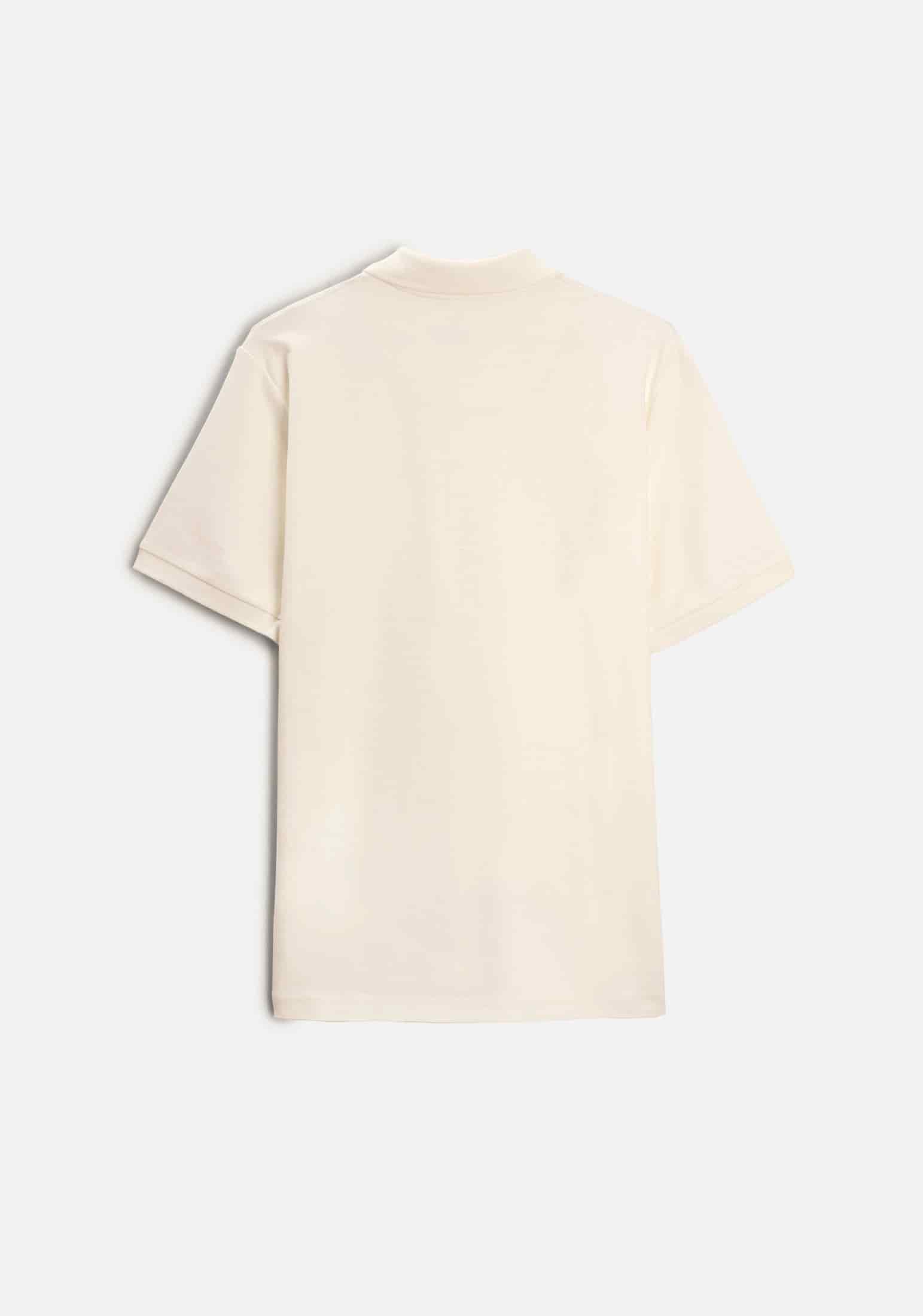 Camiseta Polo H Unicolor L-Fuc Marfil. - miniatura 4