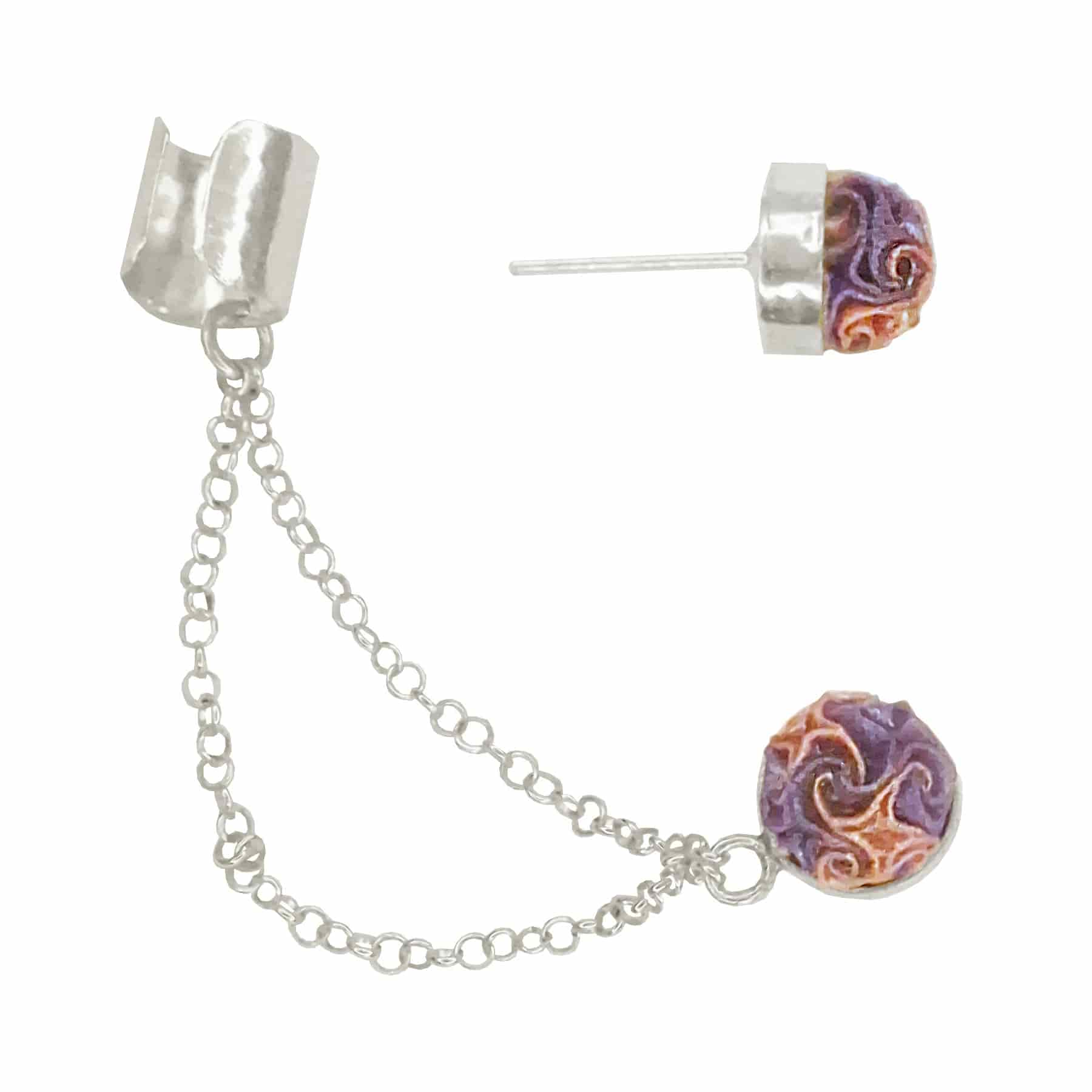 Earcuff curler cadena - miniatura 1
