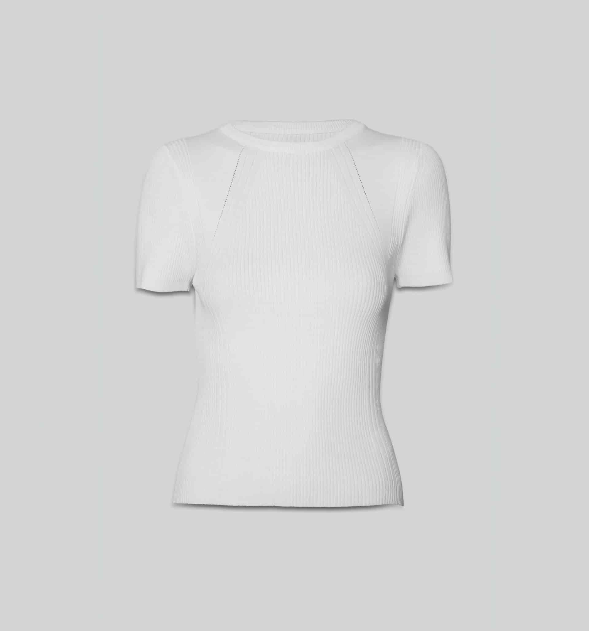 Blusa manga corta tejida - miniatura 10