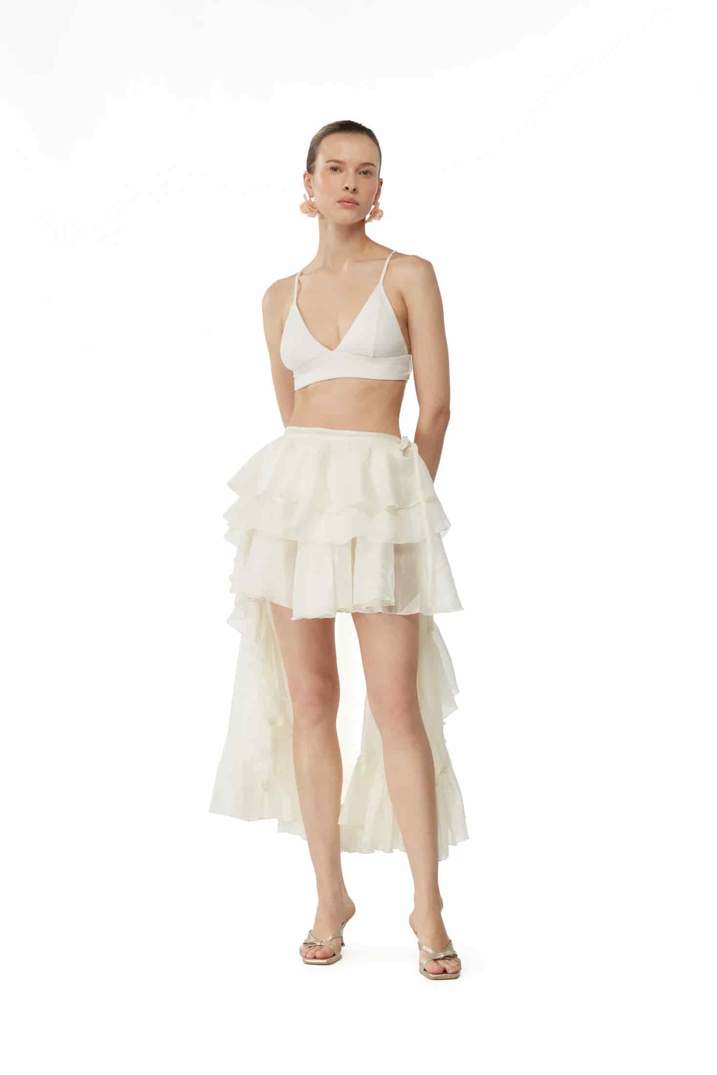 SIROCCO WRAP SKIRT CREAM - miniatura 4