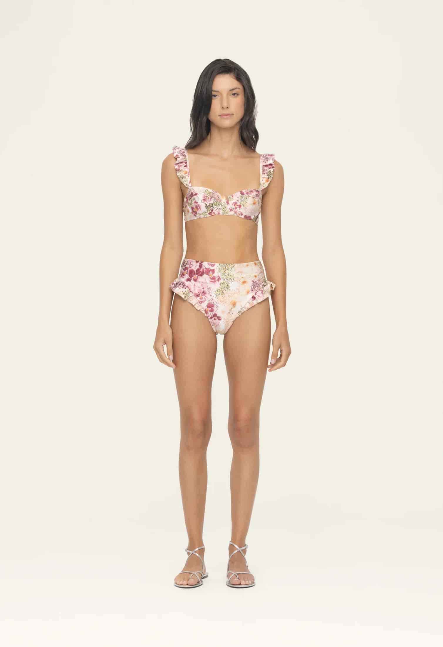 Kiwi Florecer Bikini Top - miniatura 9
