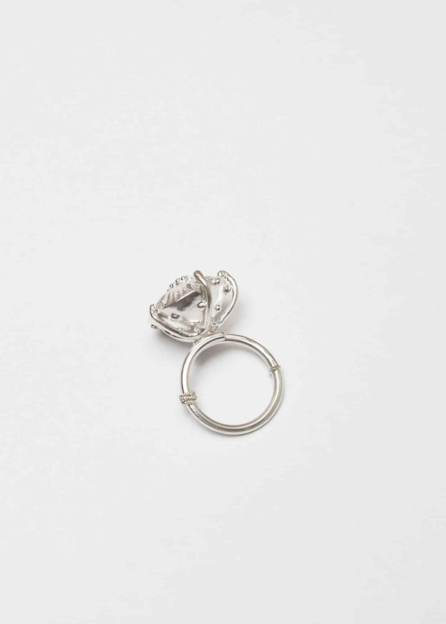 Anillo sombrerito midi plata - miniatura 7