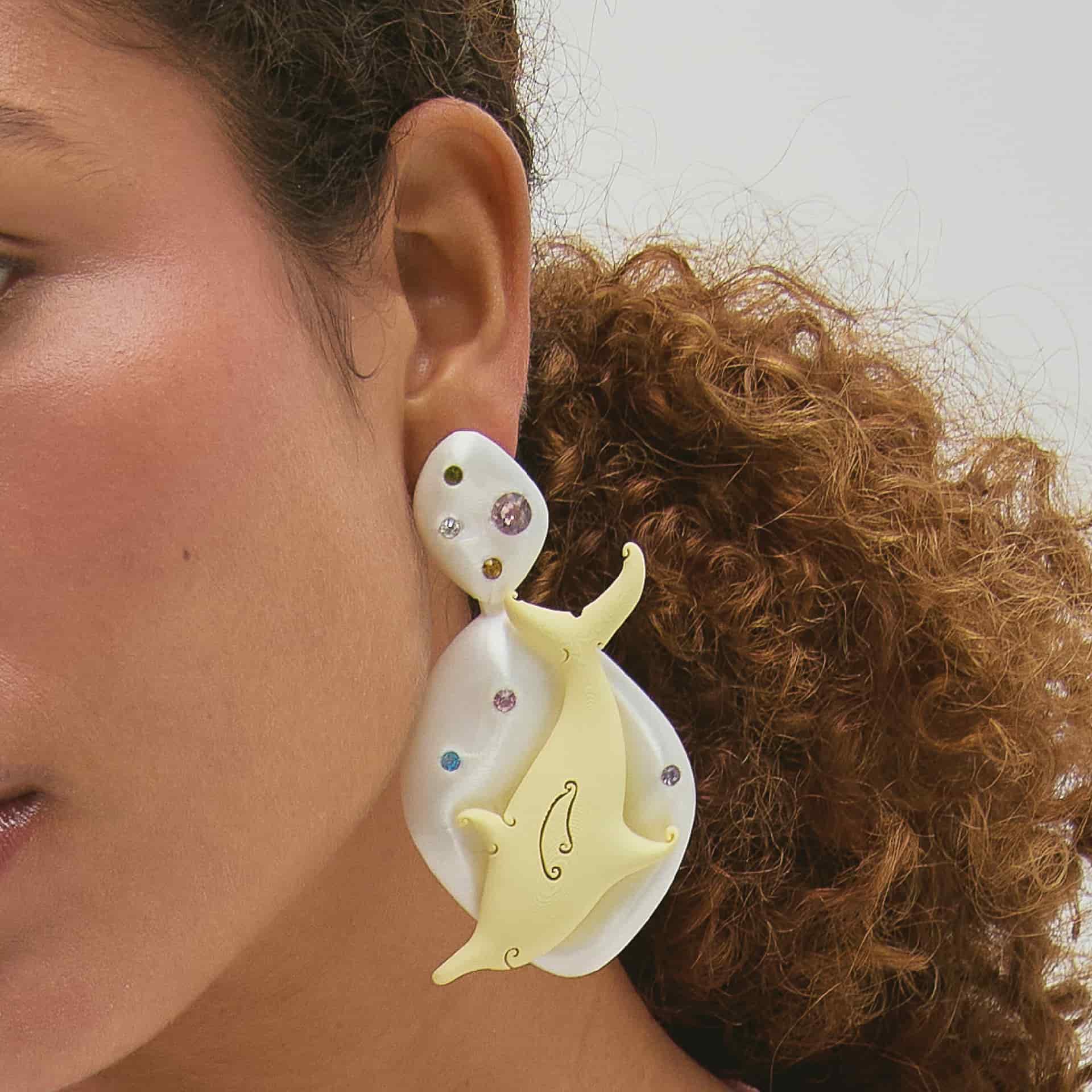 ARETES DOBLE DELFÍN - SIXXTA (Producto personalizado) - miniatura 2
