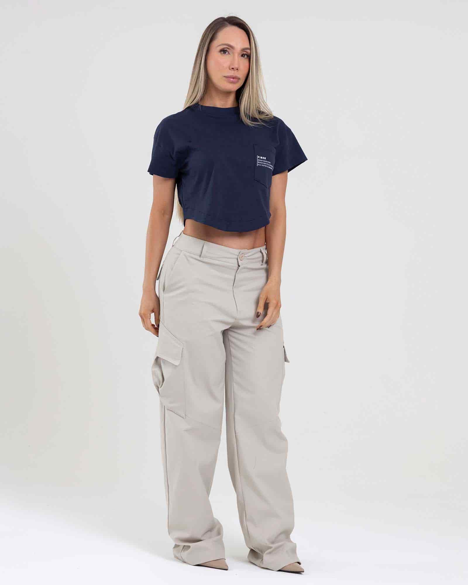 Cargo pant beige new dawn FIBER - miniatura 1